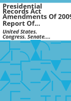 Presidential_Records_Act_Amendments_of_2009